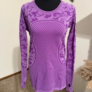 Lululemon Athletica Purple Long Sleeve Top